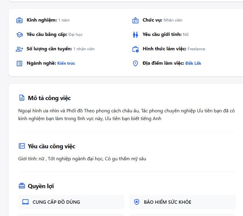 Việc Làm Miền Tây