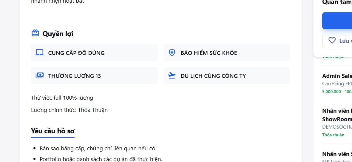 Việc Làm Miền Tây